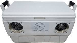 Rather than working like a swamp cooler, this one actually. Offgridcomfort Com Camping Air Conditioner Cooler Dual Purpose Ultra Marine Cooler Converted Into An Ice Air Buy Online In Antigua And Barbuda At Antigua Desertcart Com Productid 71998844
