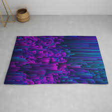 purple haze rug by jennifer walsh