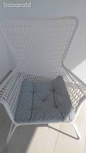2 Ikea Garden Patio Chairs White 100