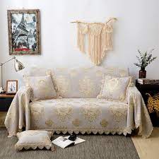 European Chenille Lace Couch Covers 3 4