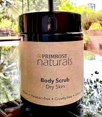body scrub dry skin primrose naturals
