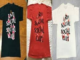 Details About Anti Social Social Club Assc White Logo Gildan Cotton T Shirt All Collor