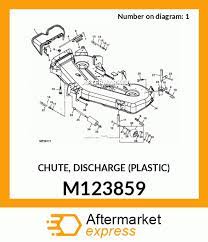 m123859 chute discharge plastic
