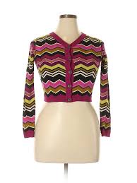Details About Missoni For Target Women Pink Cardigan Lg