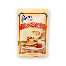 While you can make biscuits from pancake mix, you can also make cookies with pancake mix, and even make pancake mix dinner rolls. Pioneer Buttermilk Biscuit Baking Mix Pioneer