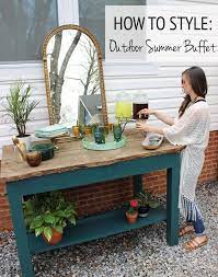 How To Style An Outdoor Summer Buffet