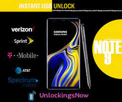 · to start with, go to our sprint unlocking service where you can start the process of unlocking your note. Instant 5 15 Minutes Unlock Samsung Galaxy Note 9 Sprint Verizon T Mobile At T N960u N960u1 N960f Unlockingsnow Com