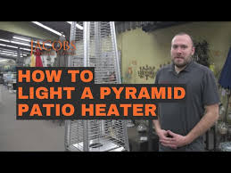 How To Light A Pyramid Patio Heater