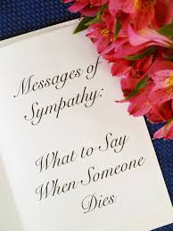 50 messages of sympathy what to say