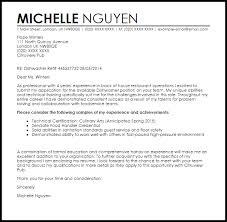 Dishwasher Cover Letter Sample Cover Letter Templates Examples