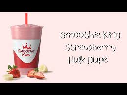 smoothie king strawberry hulk dupe