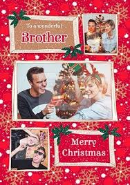 A humour christmas card for a brother. Brother Christmas Cards Unique Personal Funky Pigeon