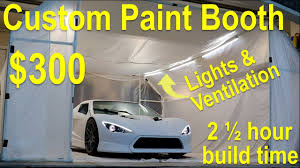 how to make an at home diy paint booth
