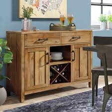 Free shipping on all orders over $35. Rustic Lodge Wine Bottle Storage Equipped Sideboards Buffets You Ll Love In 2021 Wayfair