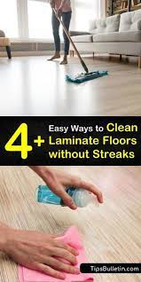 to clean laminate floors without streaks