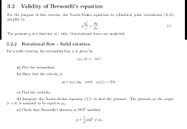 3 2 validity of bernoulli s equation
