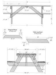 Free Picnic Table Woodworking Plans