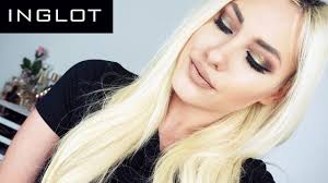 inglot purple green eyes lip