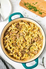 beef stroganoff without sour cream