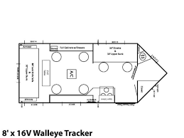 Fish Houses Walleye Tracker 8x16v