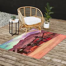 old tucson train station outdoor rug by