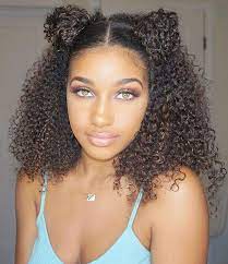 Your front view hair should rest straight on either the right or left side of the head, depending on its position. Hairstylestrends Me Nbspthis Website Is For Sale Nbsphairstylestrends Resources And Information Curly Hair African American Natural Hair Styles Natural Hair Bun Styles