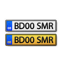 Using numbers to represent letters on a car registration is common in the uk, because of the restrictions we have on the formats we have. Gb Number Plate Vector Images 15