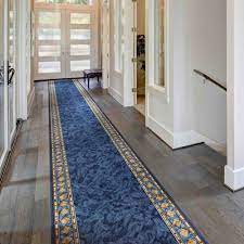 cheops blue hallway carpet runners runrug