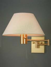Caa Gold Swing Arm Lamp With Linen