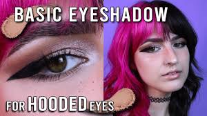 hooded eyes in depth makeup tutorial