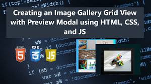 creating an image gallery grid view