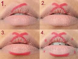 tutorial how to apply red lipstick