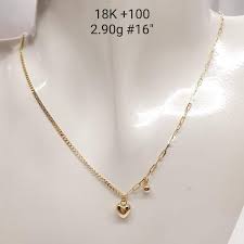 18k saudi gold necklace design