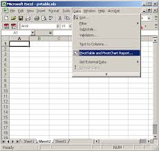 Ms Excel 2003 How To Create A Pivot Table