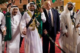 Image result for trump dancing with sword in saudi arabia