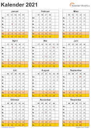 Kalender zum ausdrucken in din a3 und din a4. Kalender 2021 Zum Ausdrucken Kostenlos
