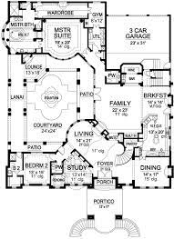 Luxury House Plan With Central