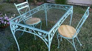 vintage wrought iron patio set 150