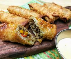philly cheese steak egg rolls with