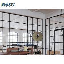 Grill Design Glass Partition Wall