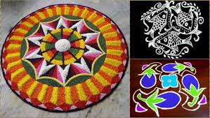 Stright line dotted kolam 14 dots two times ended with 2 give beautiful colour combination on your entrance welcome a fantastic 2020 new year.happy new year friends. Latest Pongal 2019 Rangoli Kolam Design Images Easy Vegetable Coconut Fish Kolam With Dot Patterns For Thai Pongal See Photos Videos Latestly