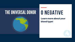 o negative blood type how you can help
