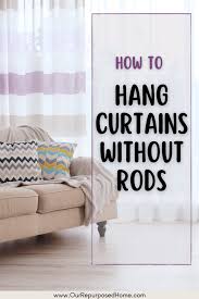hanging curtains without rods