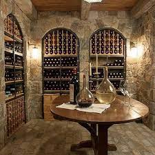 Basement Rustic Wine Cellar Design Ideas