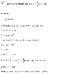 Class 8 Maths Ncert Linear Equations In