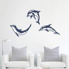 Dolphins Wall Decal Jumping Dolphins