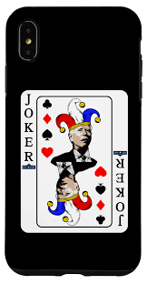 Amazon.com: iPhone XS Max Anti Joe Biden Funny Biden Joker Playing Card  Case : Cell Phones & Accessories