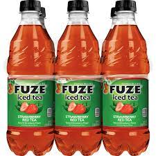 fuze iced tea strawberry soft drinks