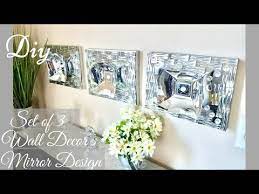 Diy Set Of 3 Wall Decor Using Dollar