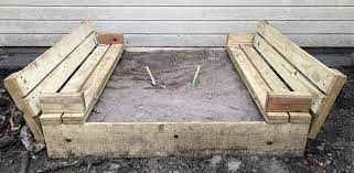 Diy How To Build A Sandbox With Built